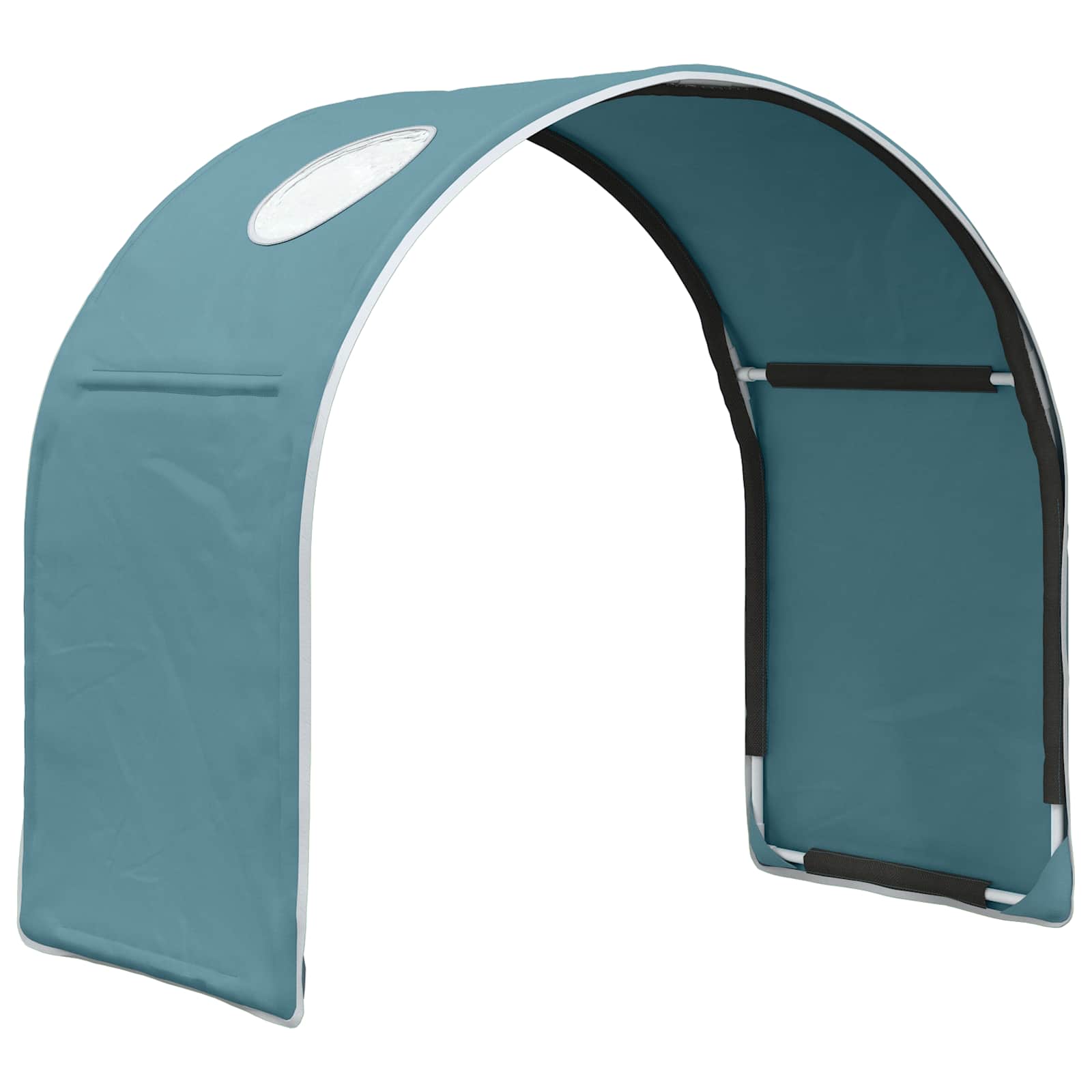 Bettunnel 2 pcs Himmelblau 211 x 52,5 x 2 cm Polyester
