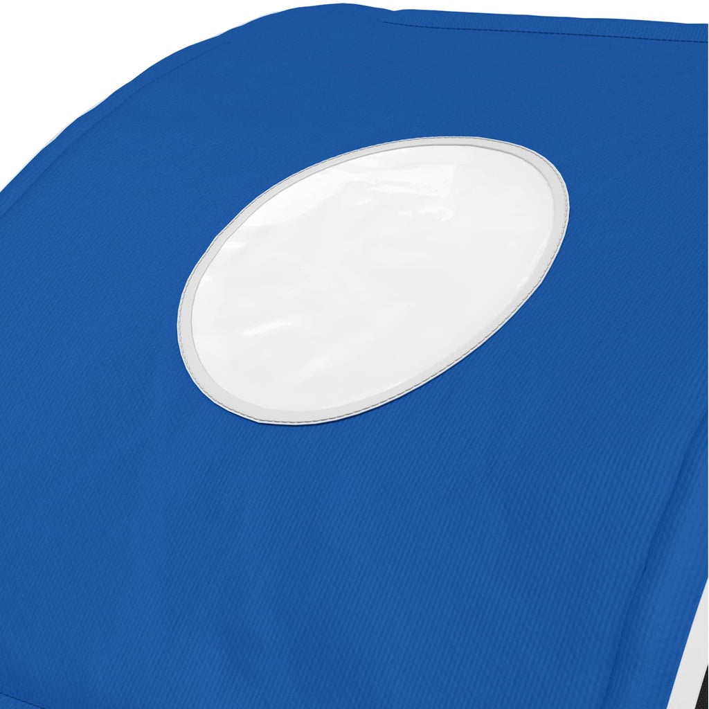 Bettunnel 2 pcs Blau 211 x 52,5 x 2 cm Polyester