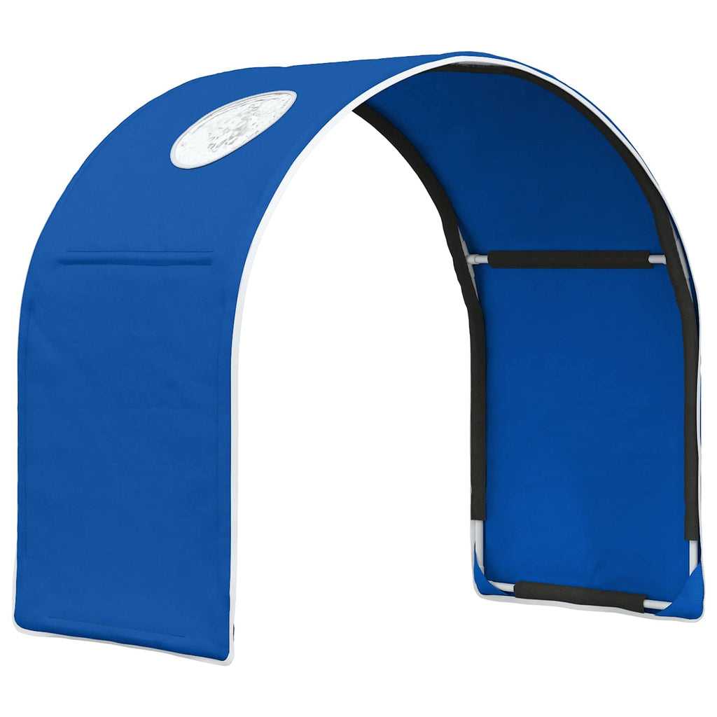Bettunnel 2 pcs Blau 211 x 52,5 x 2 cm Polyester