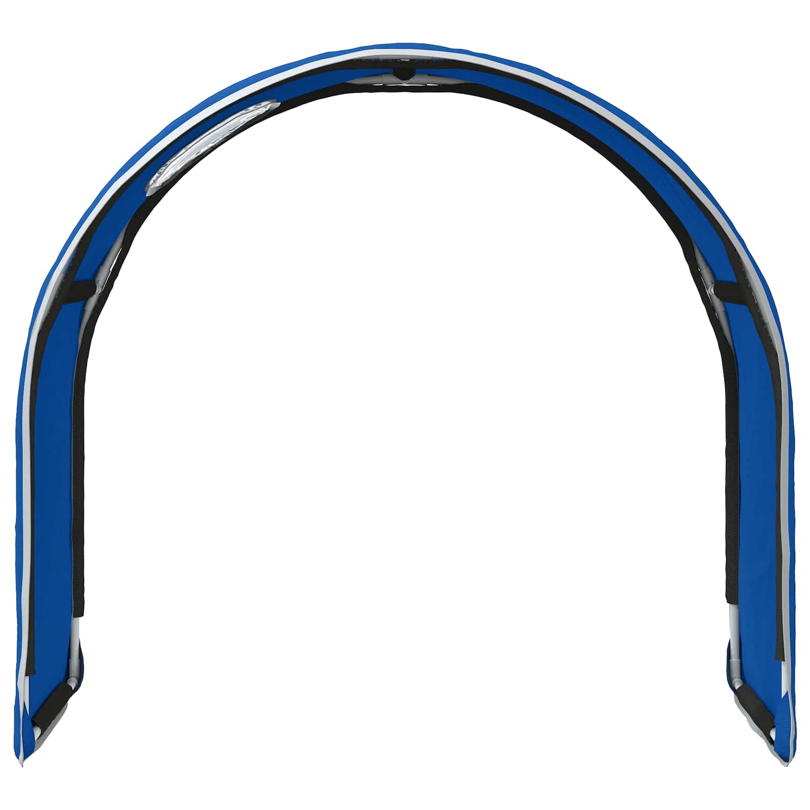 Bettunnel 2 pcs Blau 211 x 52,5 x 2 cm Polyester