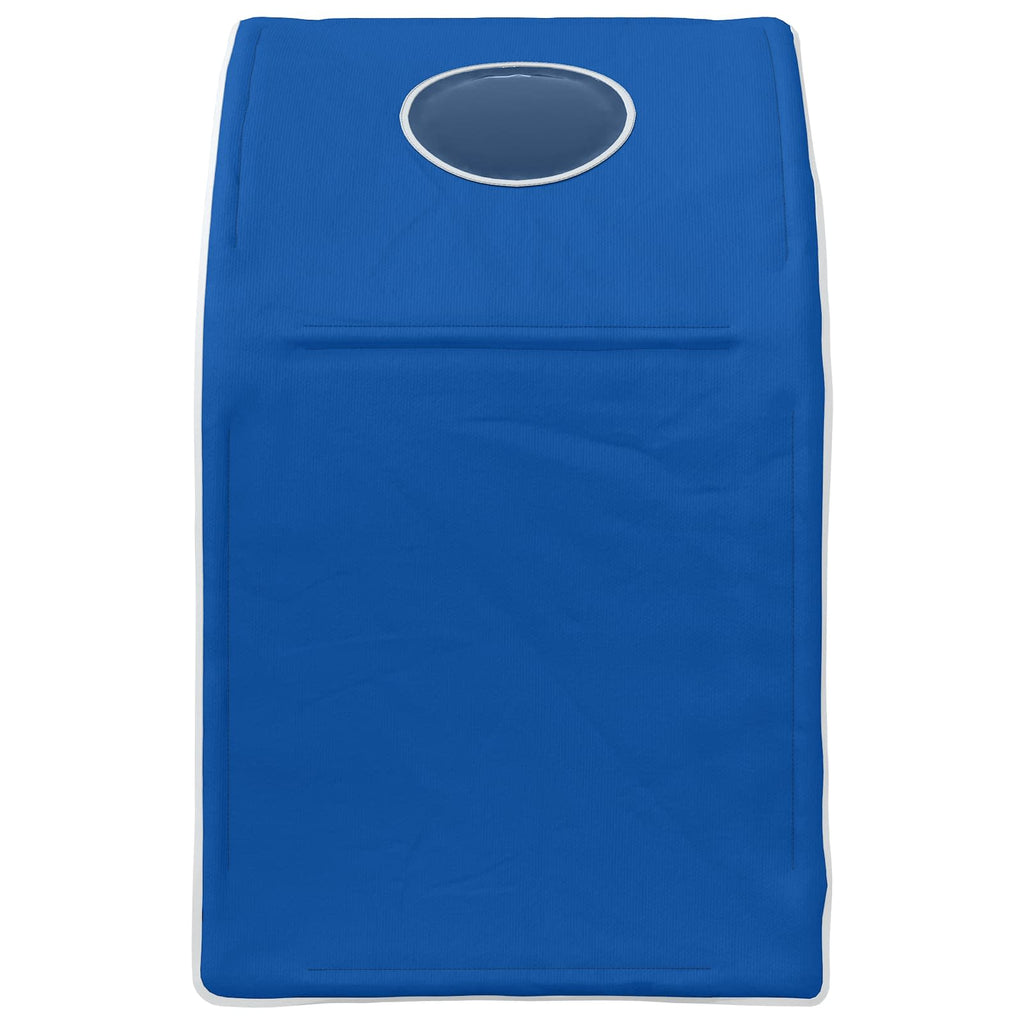 Bettunnel 2 pcs Blau 211 x 52,5 x 2 cm Polyester