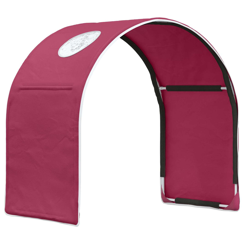 Bettunnel 2 pcs Rot 211 x 52,5 x 2 cm Polyester