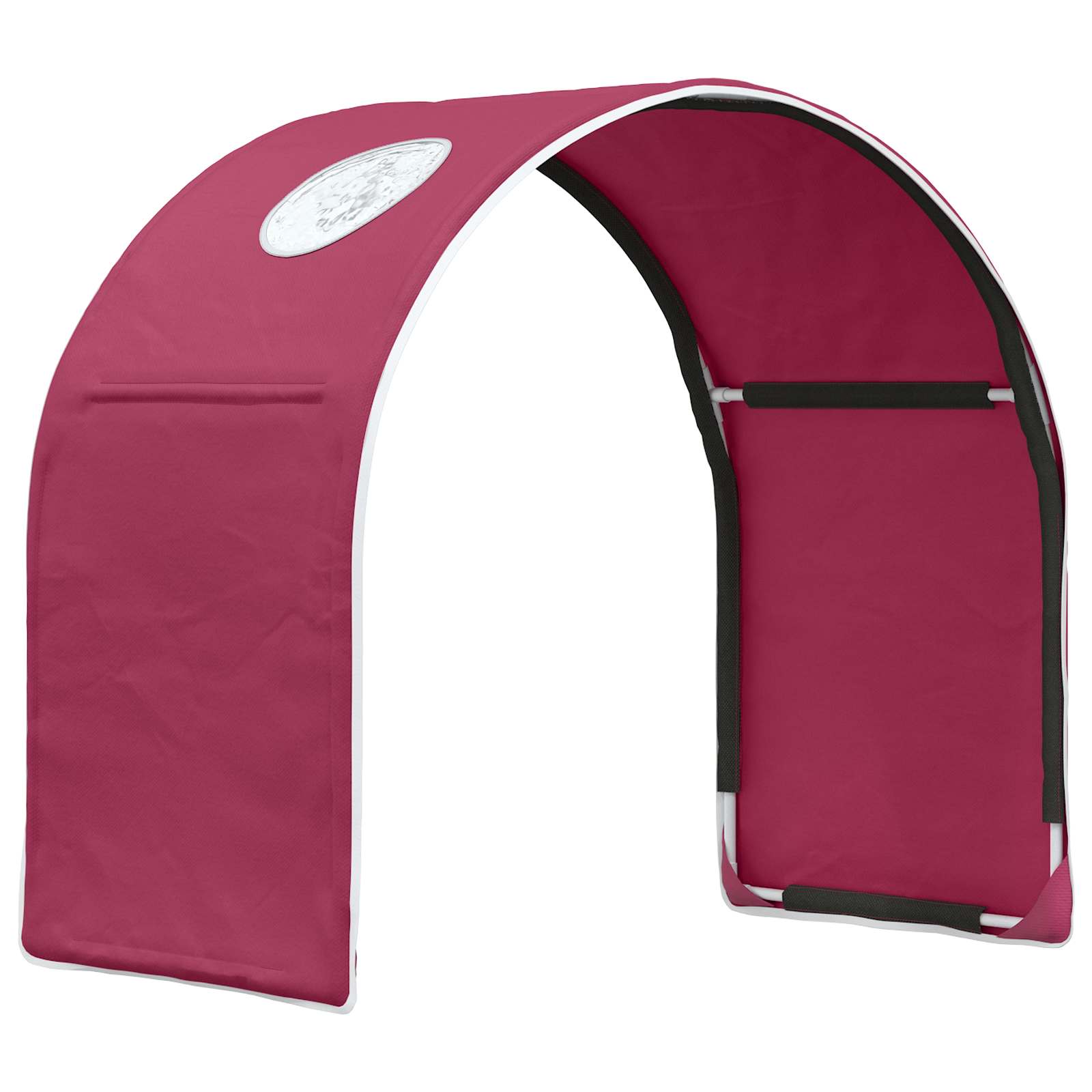 Bettunnel 2 pcs Rot 211 x 52,5 x 2 cm Polyester