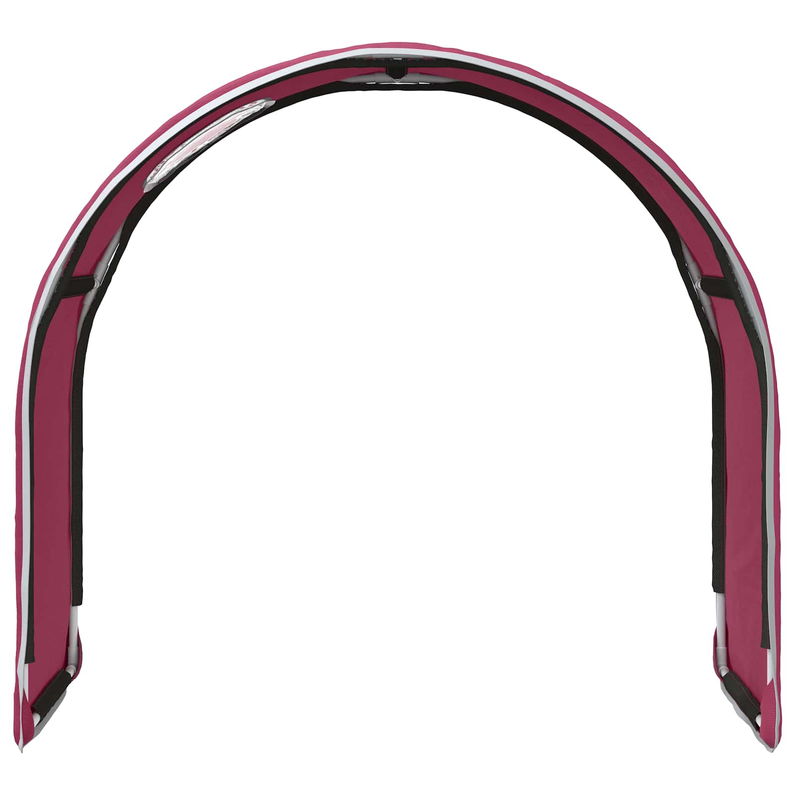 Bettunnel 2 pcs Rot 211 x 52,5 x 2 cm Polyester