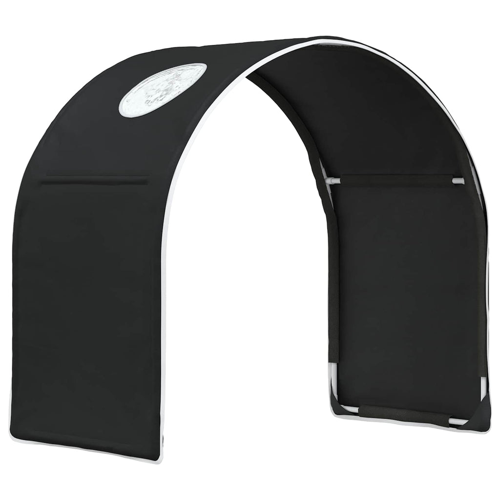 Bettunnel 2 pcs Schwarz 211 x 52,5 x 2 cm Polyester