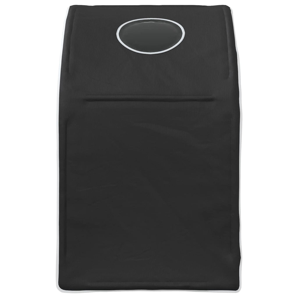 Bettunnel 2 pcs Schwarz 211 x 52,5 x 2 cm Polyester