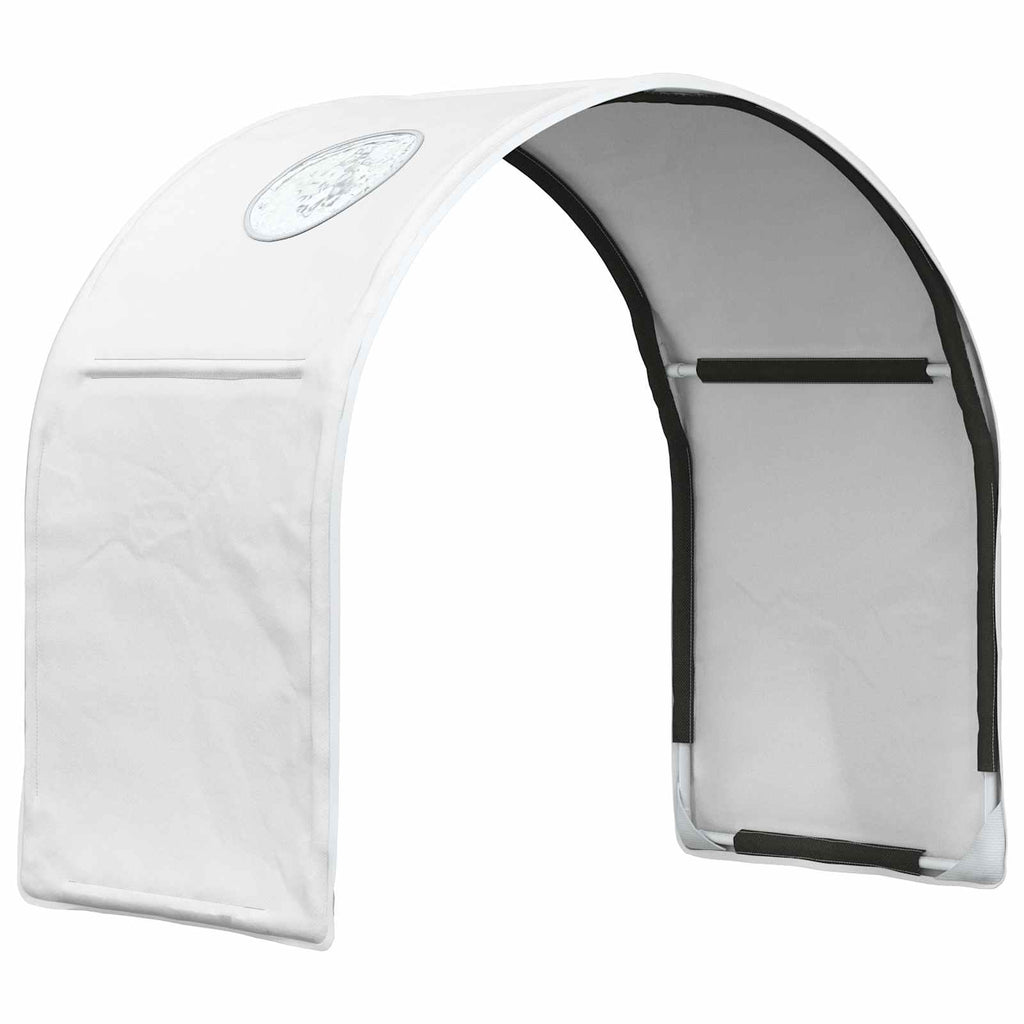 Bettunnel 2 pcs Weiß 211 x 52,5 x 2 cm Polyester