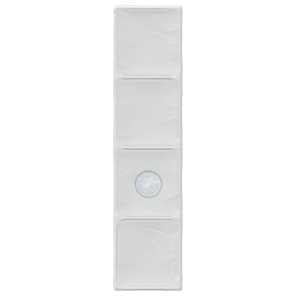 Bettunnel 2 pcs Weiß 211 x 52,5 x 2 cm Polyester