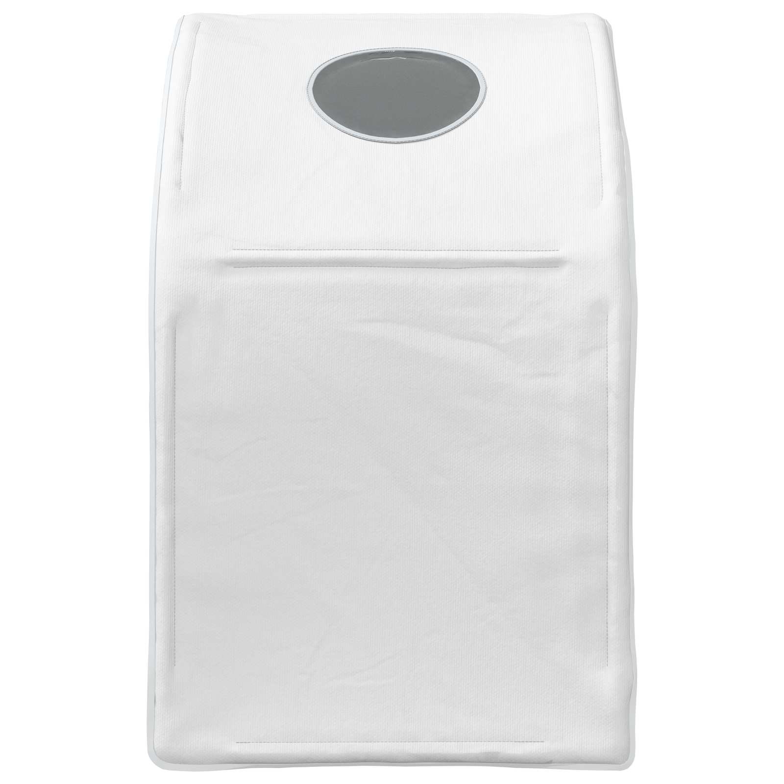 Bettunnel 2 pcs Weiß 211 x 52,5 x 2 cm Polyester