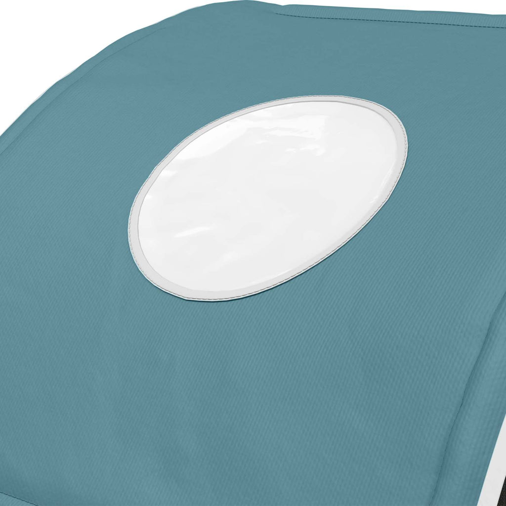 Bettunnel 2 pcs Himmelblau 211 x 67,5 x 2 cm Polyester