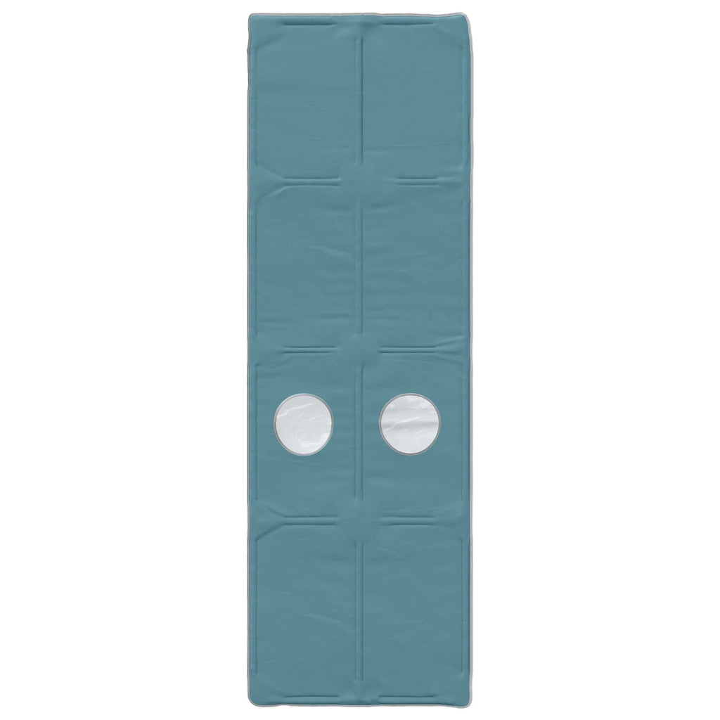 Bettunnel 2 pcs Himmelblau 211 x 67,5 x 2 cm Polyester