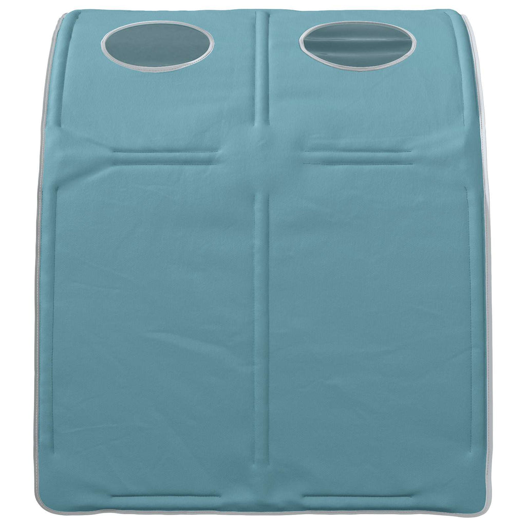 Bettunnel 2 pcs Himmelblau 211 x 67,5 x 2 cm Polyester