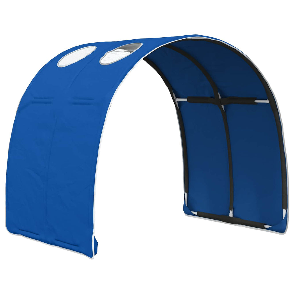 Bettunnel 2 pcs Blau 211 x 67,5 x 2 cm Polyester