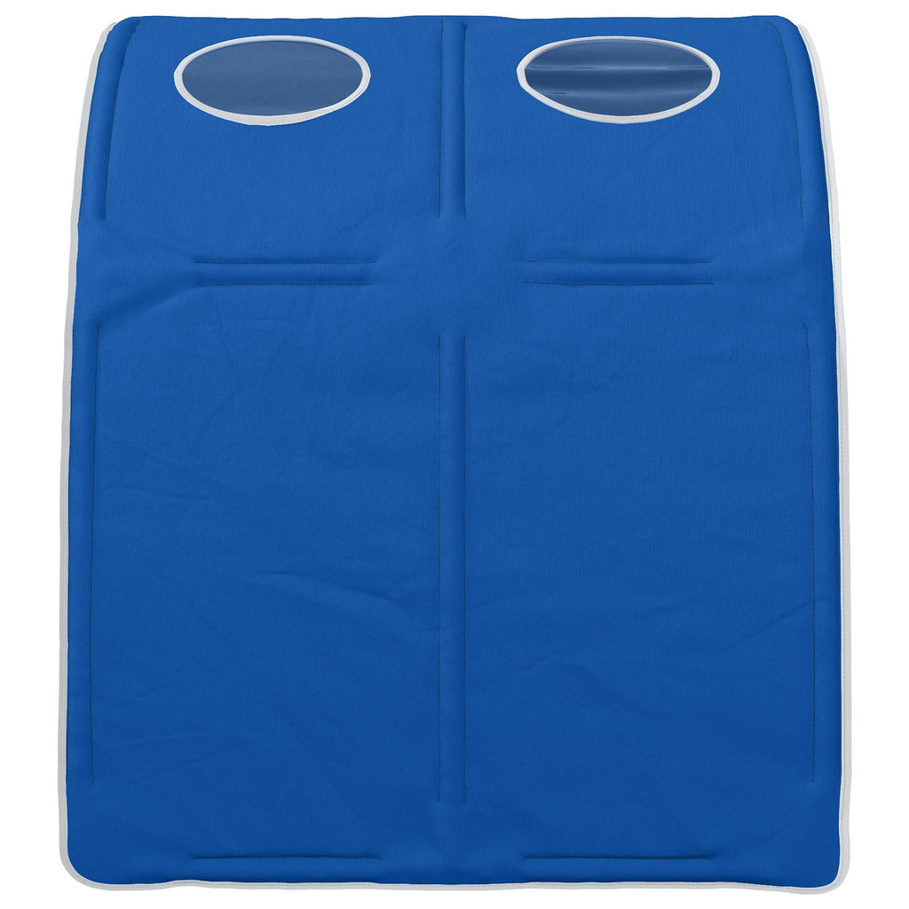Bettunnel 2 pcs Blau 211 x 67,5 x 2 cm Polyester