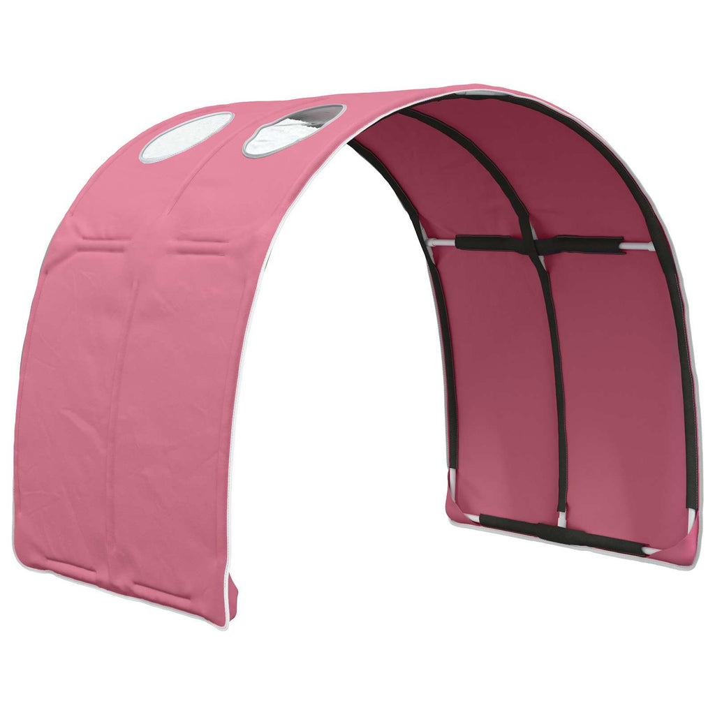 Bettunnel 2 pcs Rosa 211 x 67,5 x 2 cm Polyester