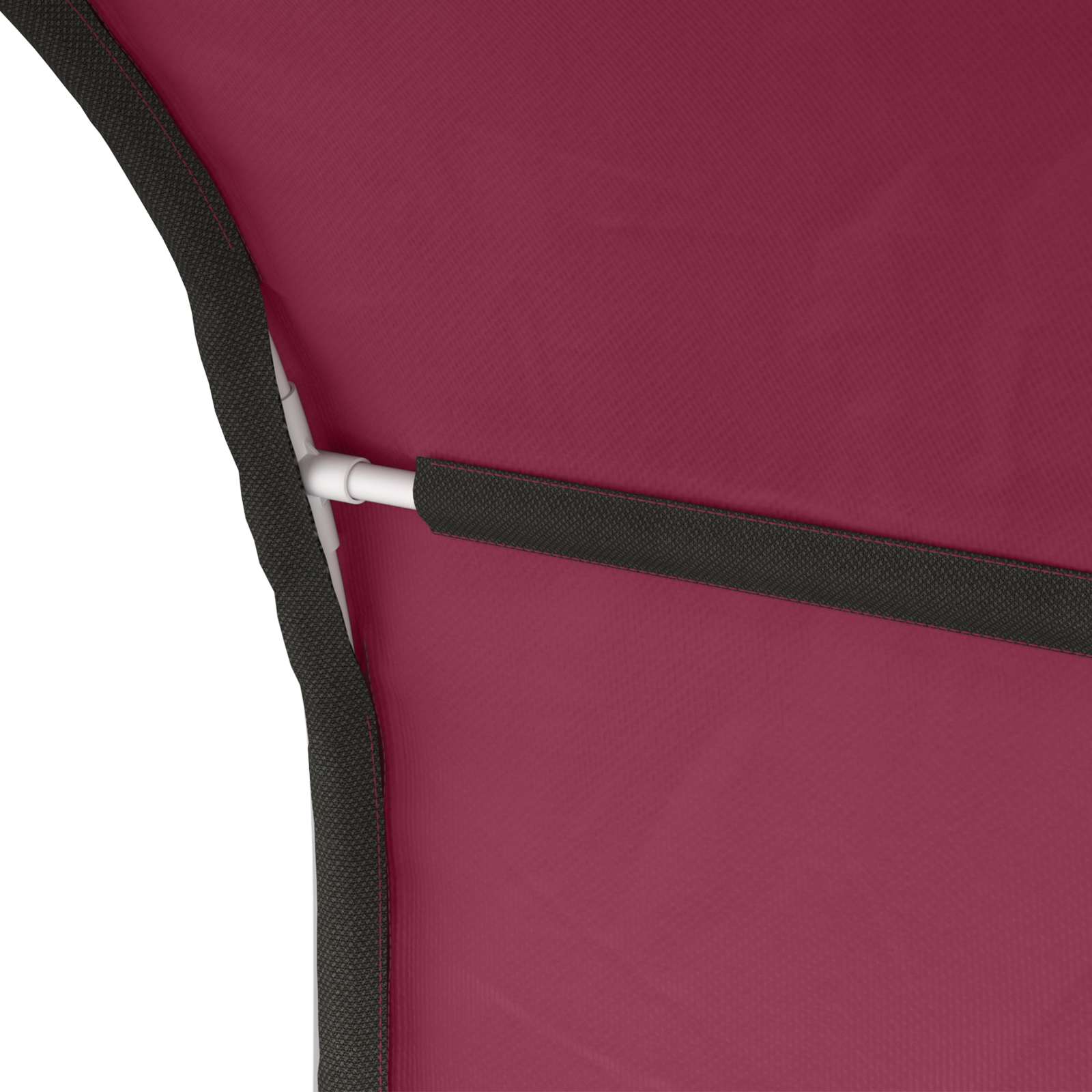 Bettunnel 2 pcs Rot 211 x 67,5 x 2 cm Polyester