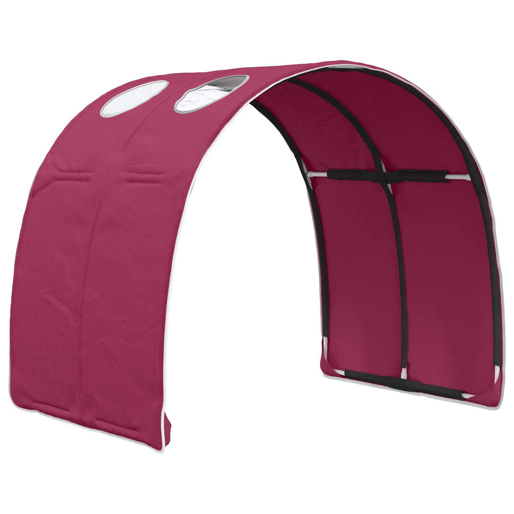 Bettunnel 2 pcs Rot 211 x 67,5 x 2 cm Polyester