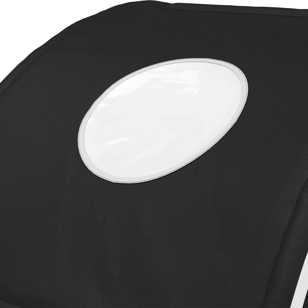 Bettunnel 2 pcs Schwarz 211 x 67,5 x 2 cm Polyester