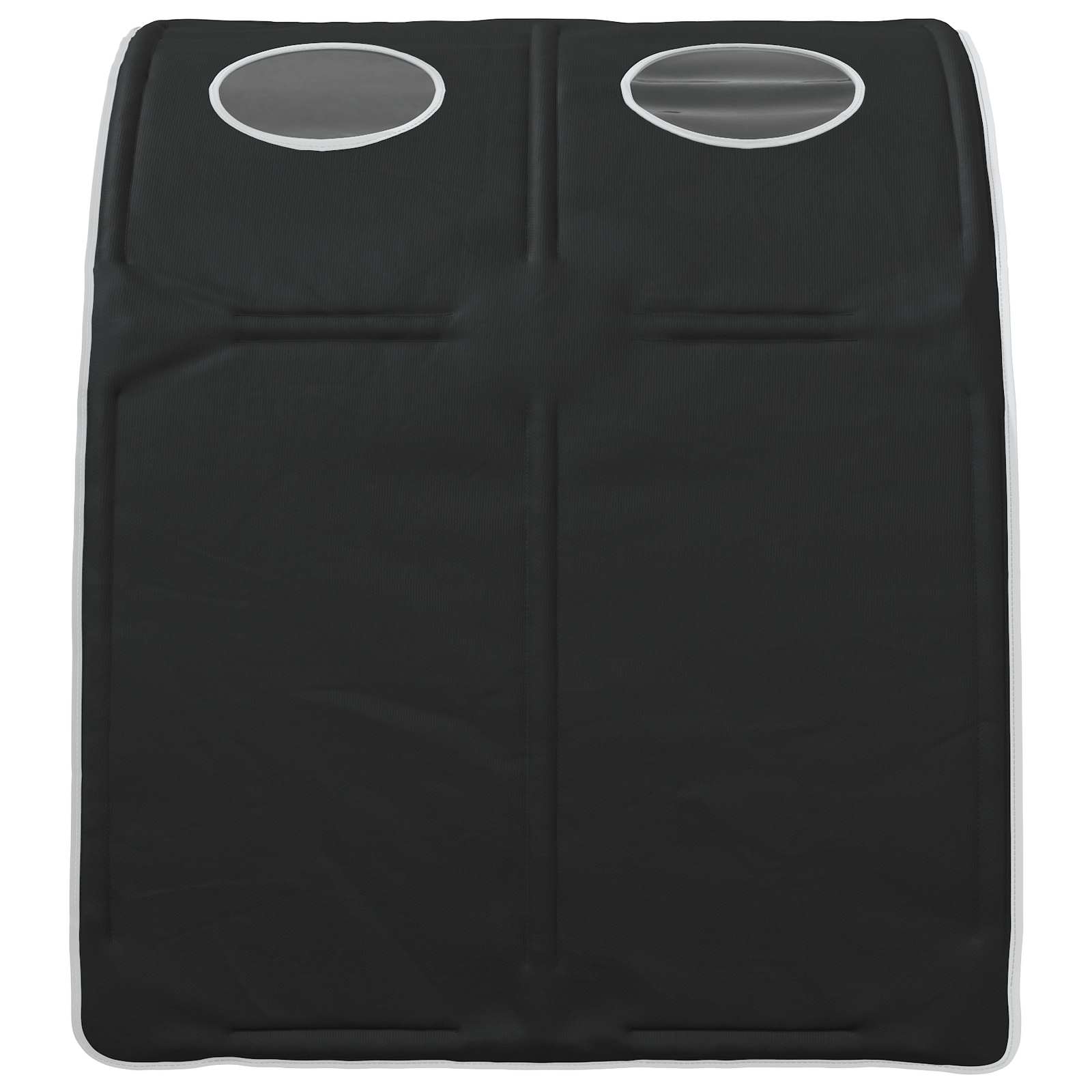Bettunnel 2 pcs Schwarz 211 x 67,5 x 2 cm Polyester