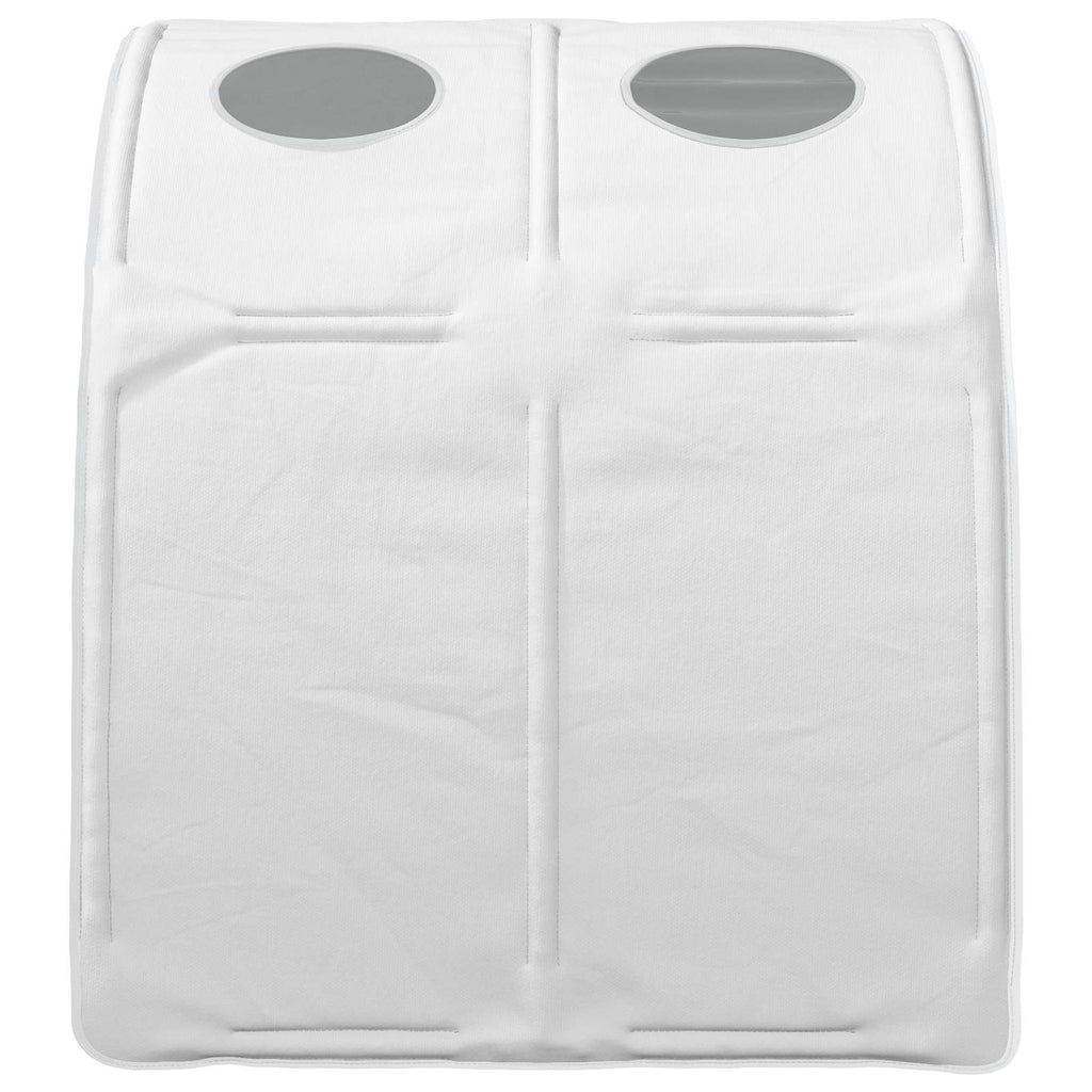Bettunnel 2 pcs Weiß 211 x 67,5 x 2 cm Polyester