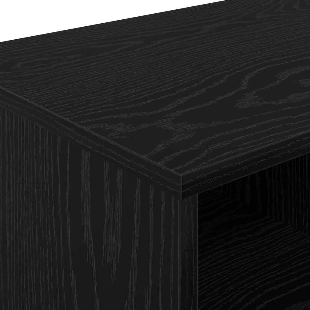 Bettschrank 2 pcs Schwarze Eiche 66 x 33 x 48 cm Holzwerkstoff