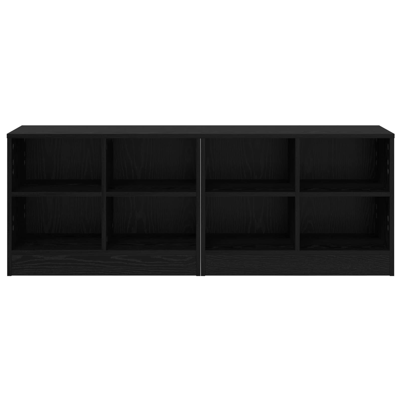 Bettschrank 2 pcs Schwarze Eiche 66 x 33 x 48 cm Holzwerkstoff