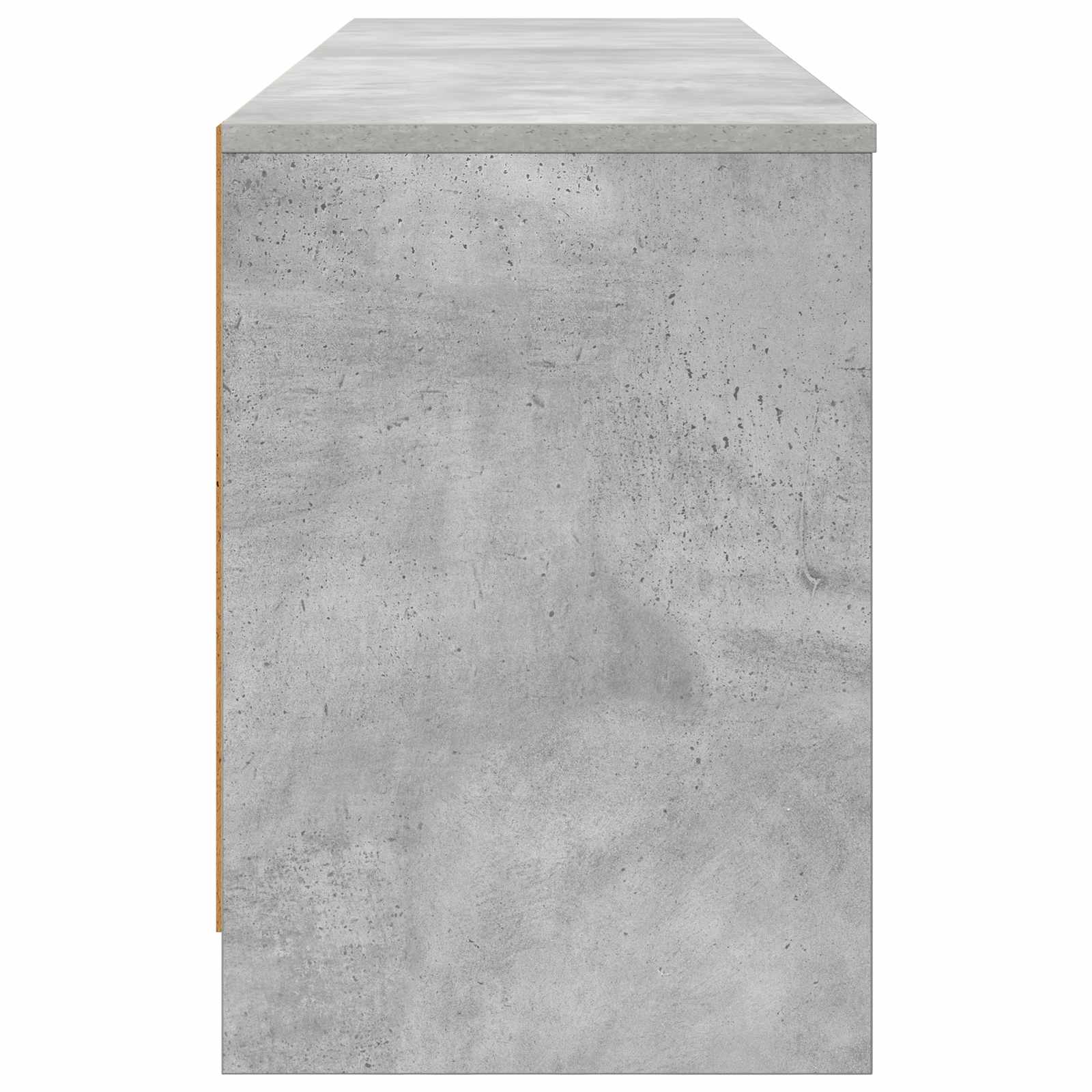 Bettschrank 2 pcs Betongrau 66 x 33 x 48 cm Holzwerkstoff