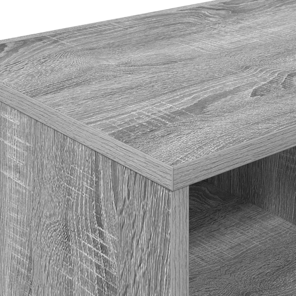 Bettschrank 2 pcs Grau Sonoma 66 x 33 x 48 cm Holzwerkstoff