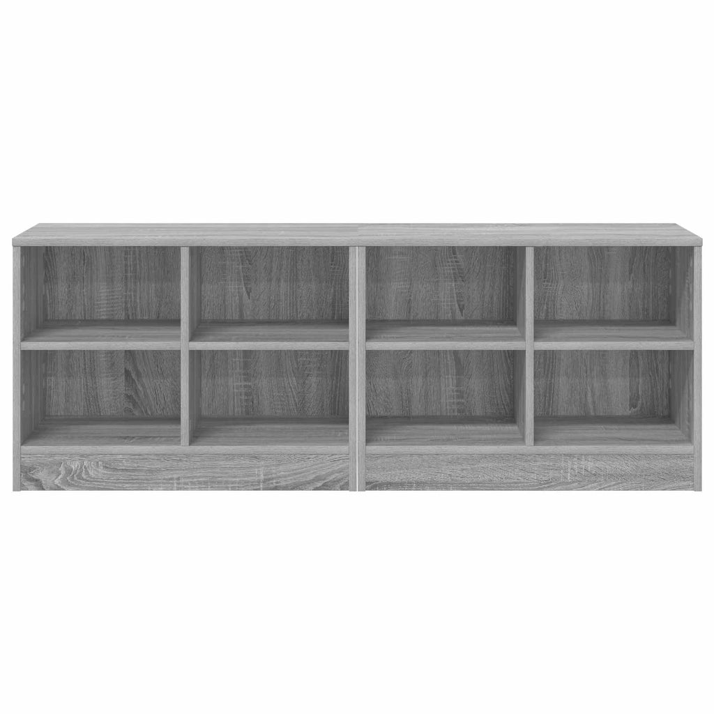 Bettschrank 2 pcs Grau Sonoma 66 x 33 x 48 cm Holzwerkstoff