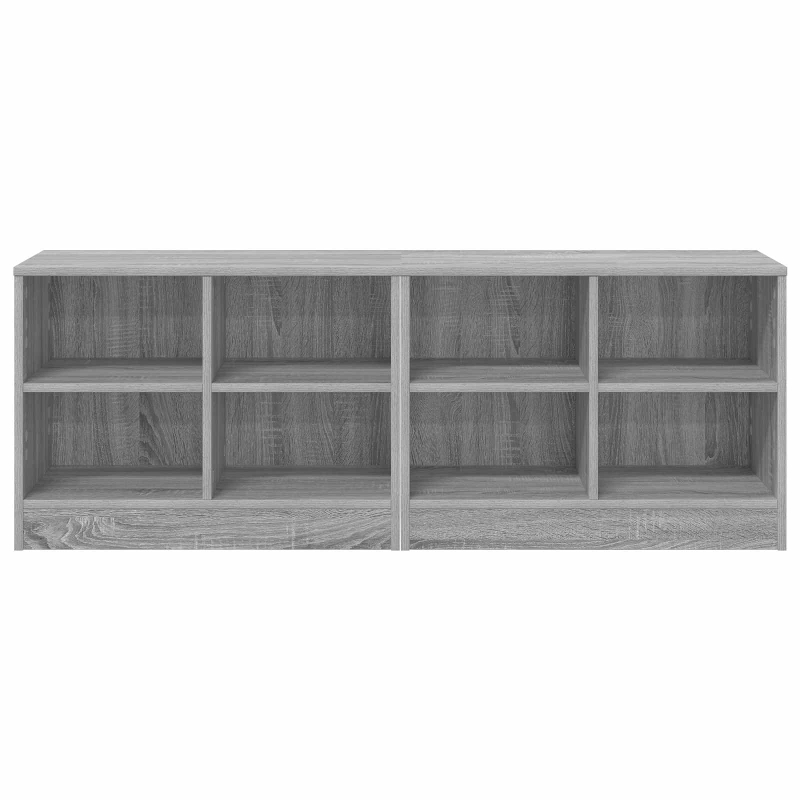 Bettschrank 2 pcs Grau Sonoma 66 x 33 x 48 cm Holzwerkstoff