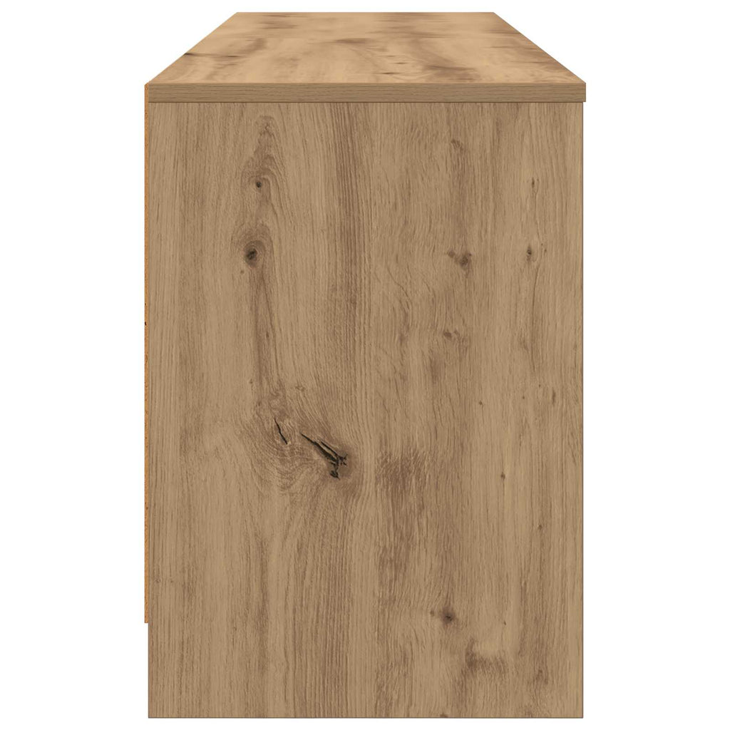 Bettschrank 2 pcs Artisan-Eiche 66 x 33 x 48 cm Holzwerkstoff