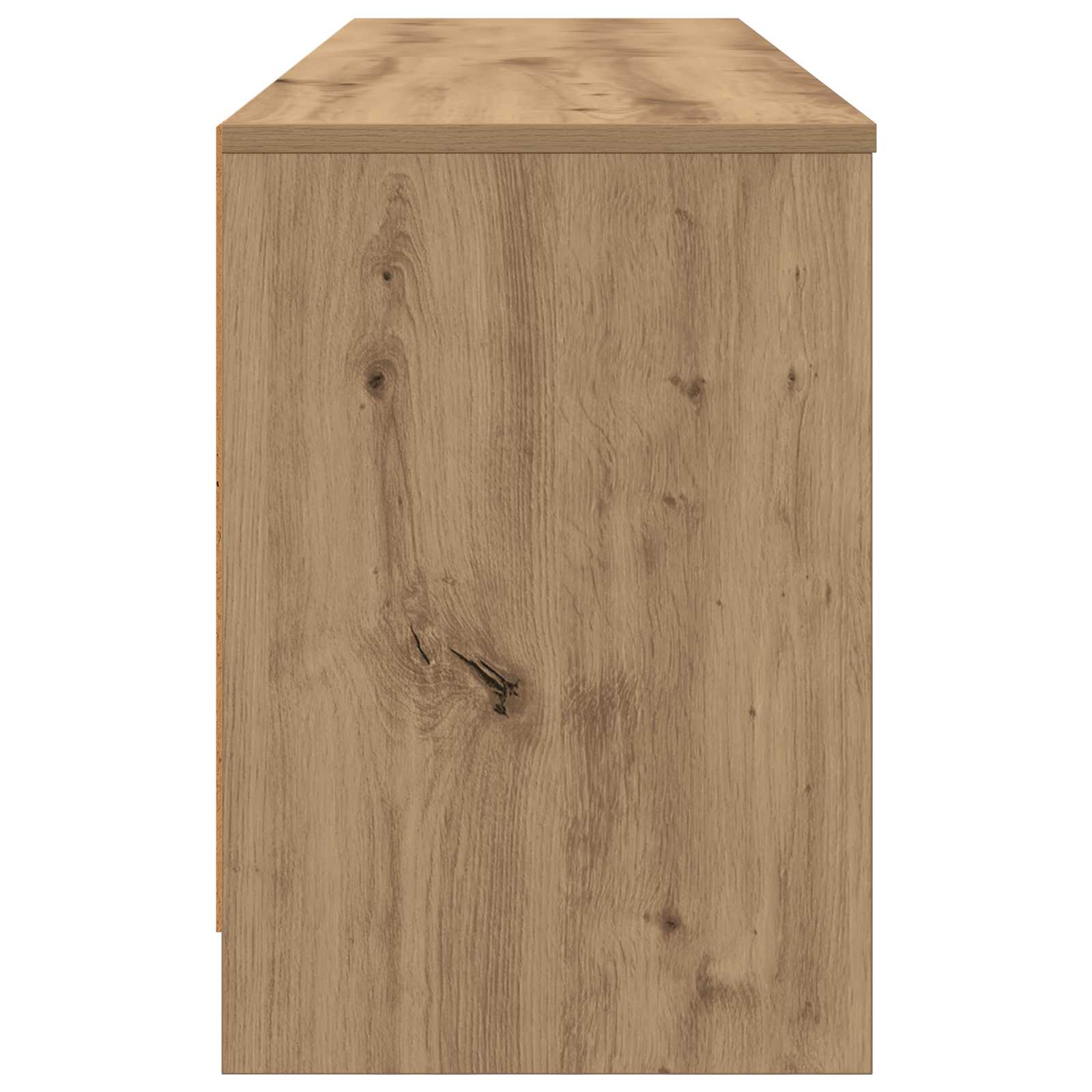 Bettschrank 2 pcs Artisan-Eiche 66 x 33 x 48 cm Holzwerkstoff
