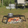 Faltbarer Campinggrill Schwarz 58 x 31 x 2 cm Legierter Stahl
