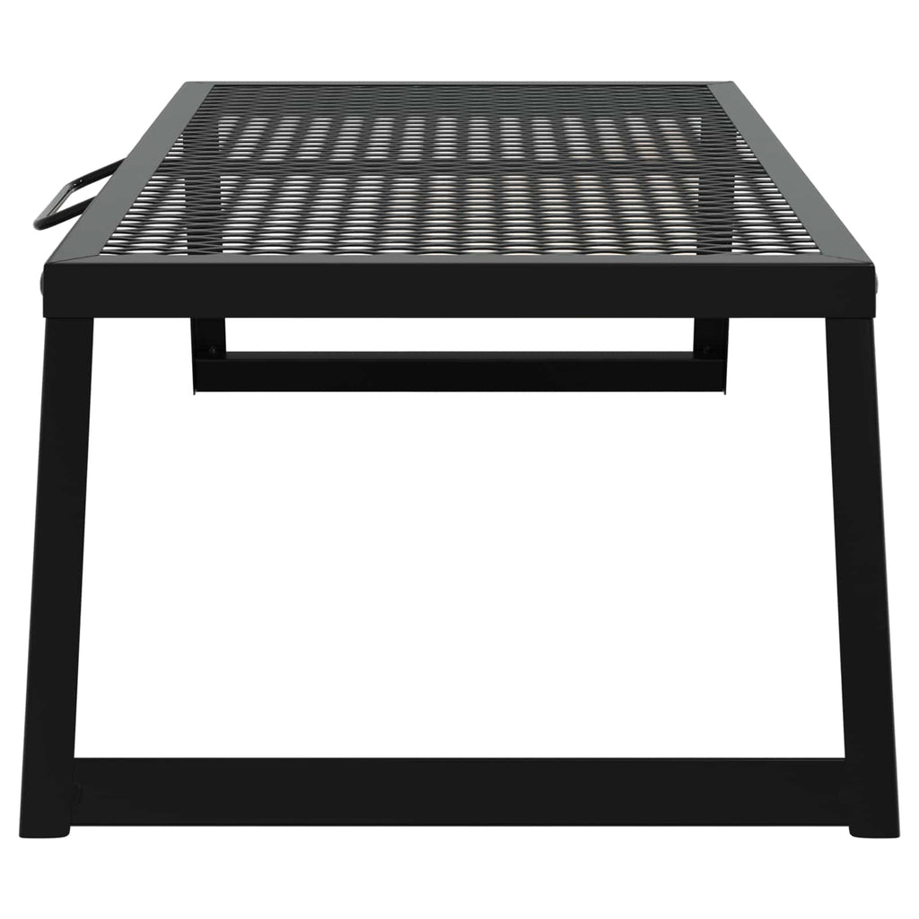 Faltbarer Campinggrill Schwarz 58 x 31 x 2 cm Legierter Stahl