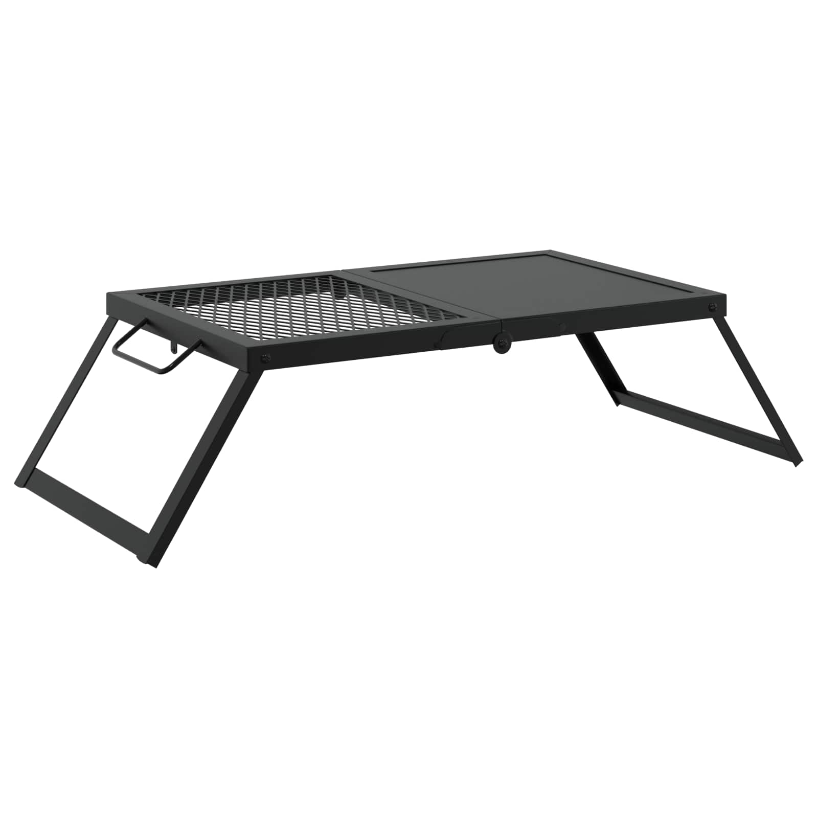 Faltbarer Campinggrill Schwarz 31,5 x 26,5 x 4 cm