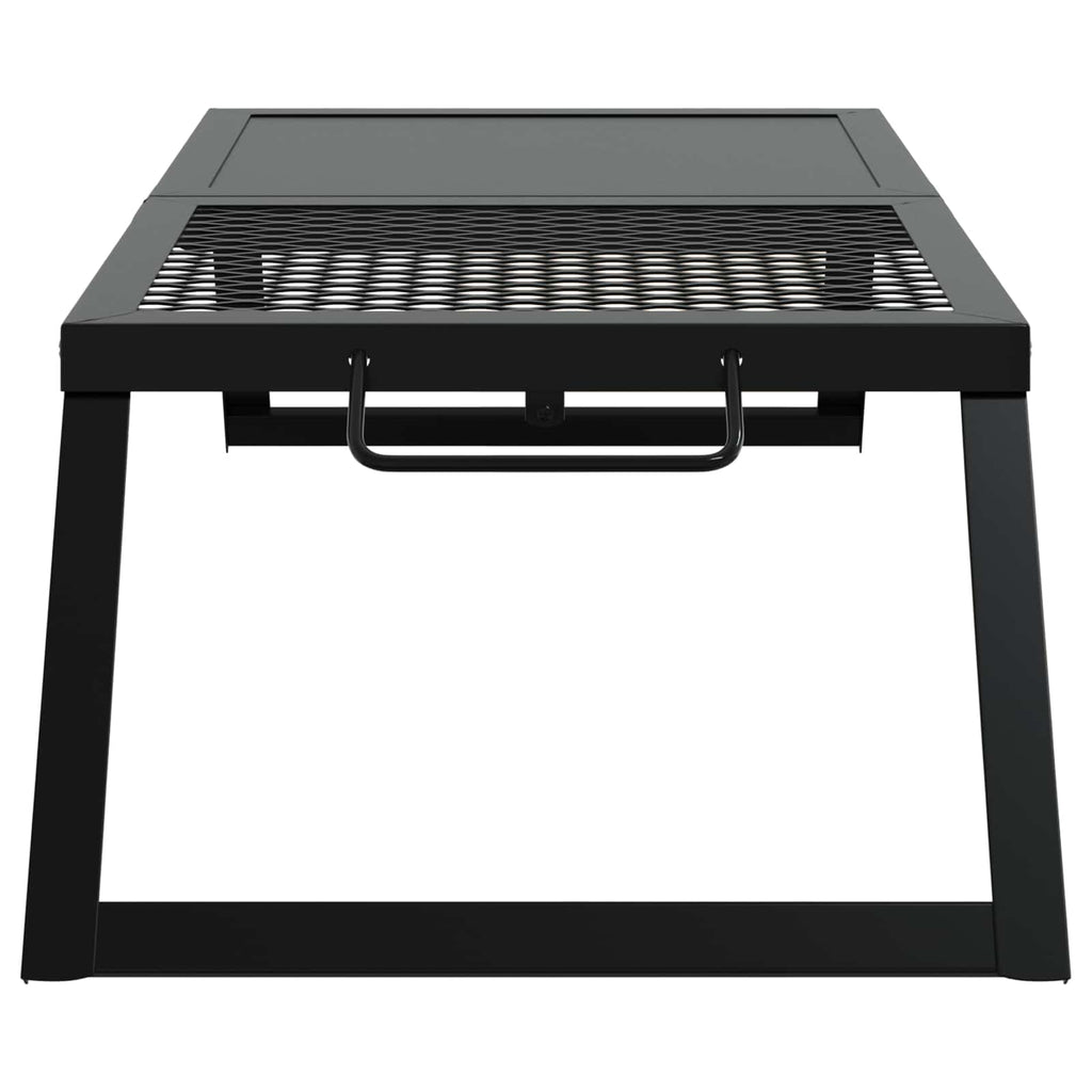 Faltbarer Campinggrill Schwarz 31,5 x 26,5 x 4 cm