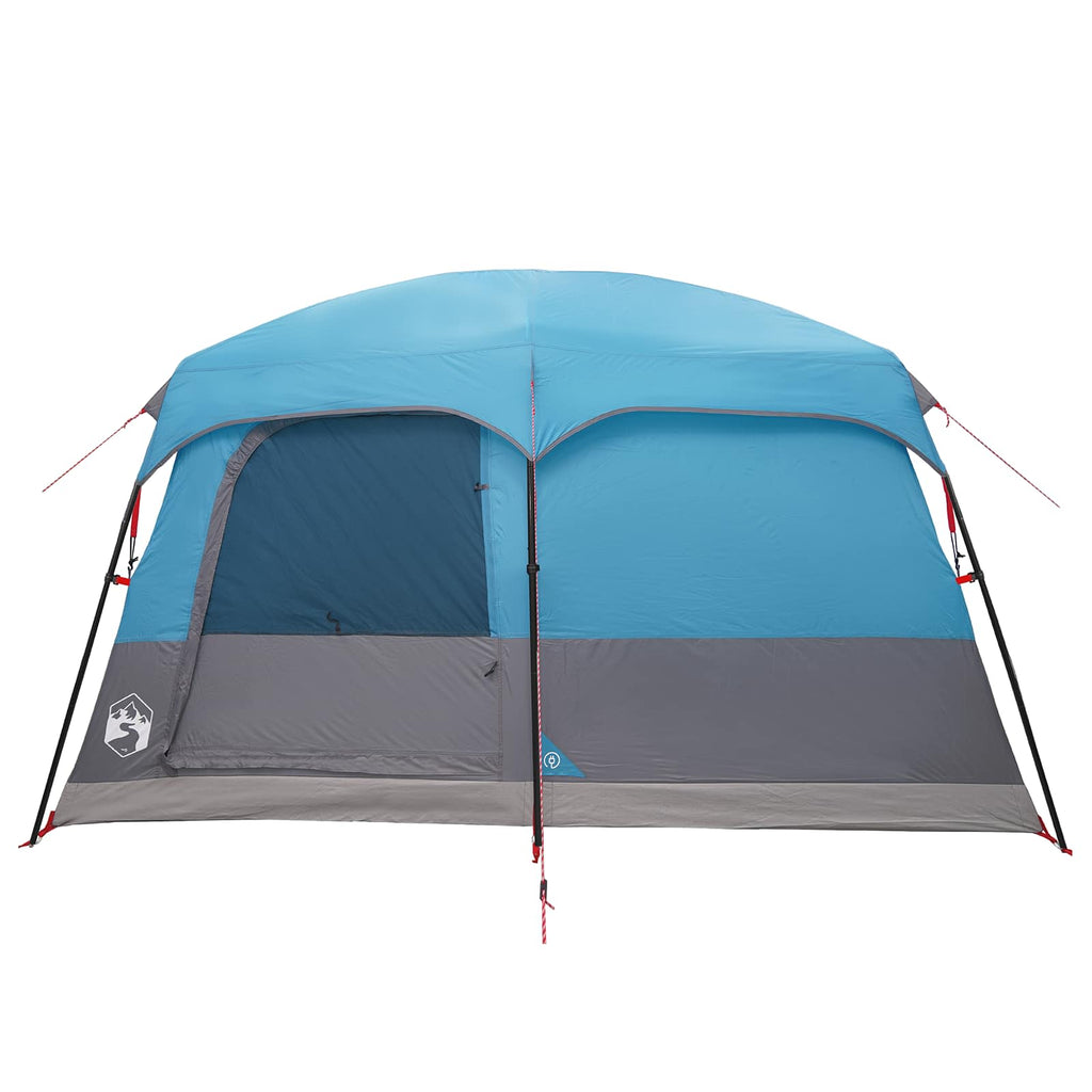 Familienzelt Blau 420 x 305 x 200 cm Polyester und Stahl
