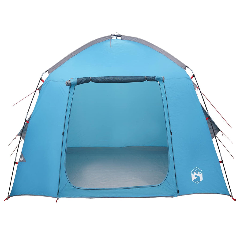 Hütten-Zelt mit Dach Blau 210 x 210 x 138 cm Polyester