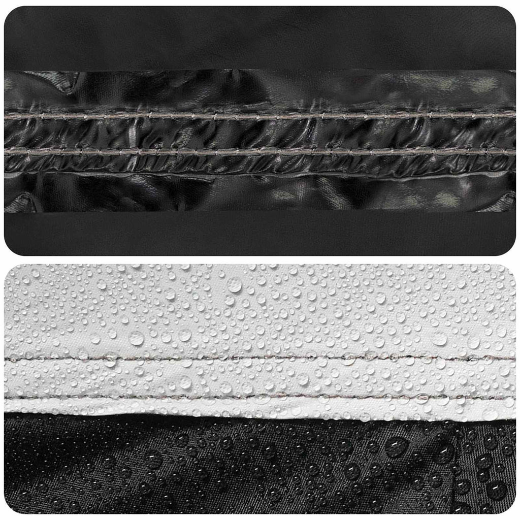Hütten-Zelt mit Dach Weiß Blackout 210 x 210 x 138 cm Polyester