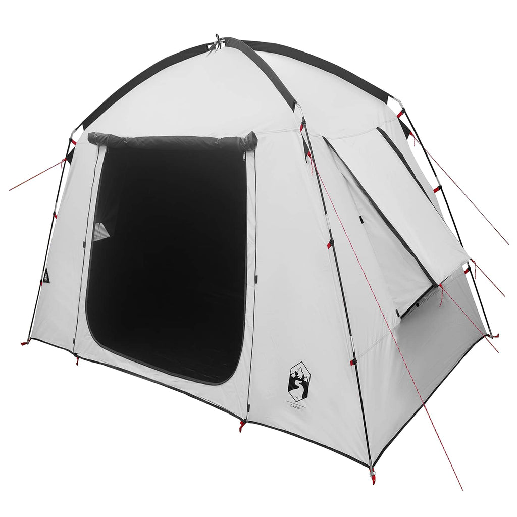 Hütten-Zelt mit Dach Weiß Blackout 210 x 210 x 138 cm Polyester
