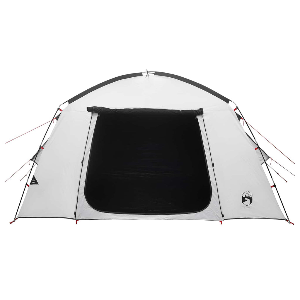 Hütten-Zelt mit Dach Weiß Blackout 300 x 210 x 156 cm Polyester