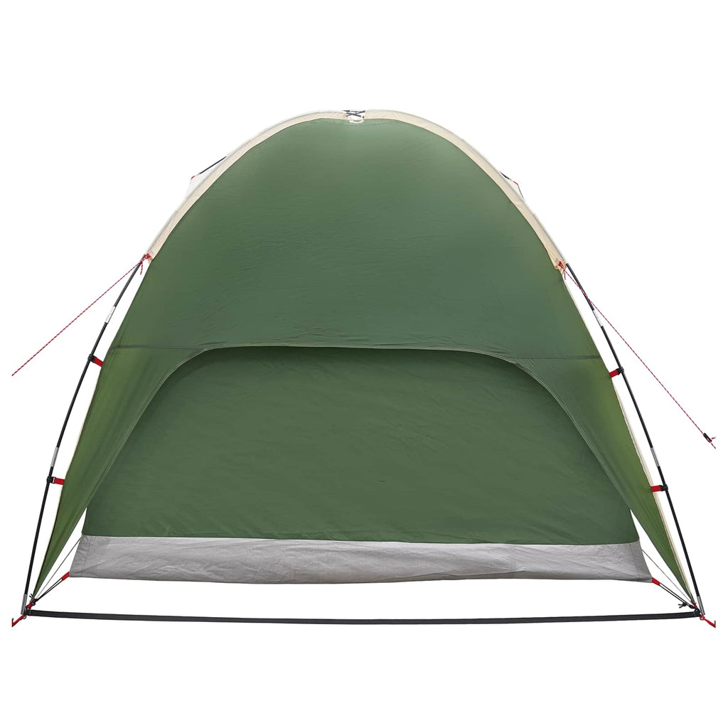 Campingzelt mit Regenhaube wasserdicht Grün 245 x 245 x 149 cm