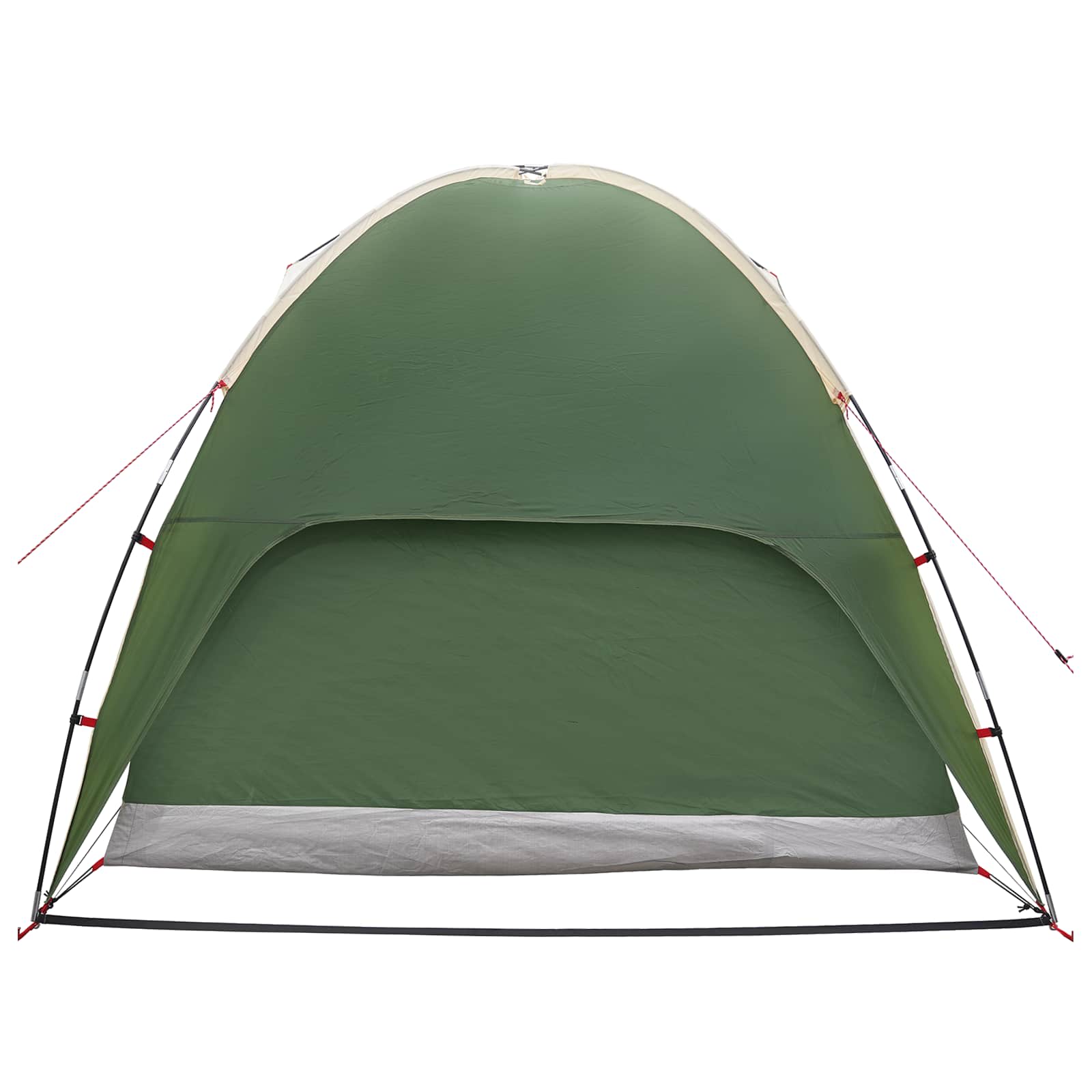 Campingzelt mit Regenhaube wasserdicht Grün 245 x 245 x 149 cm