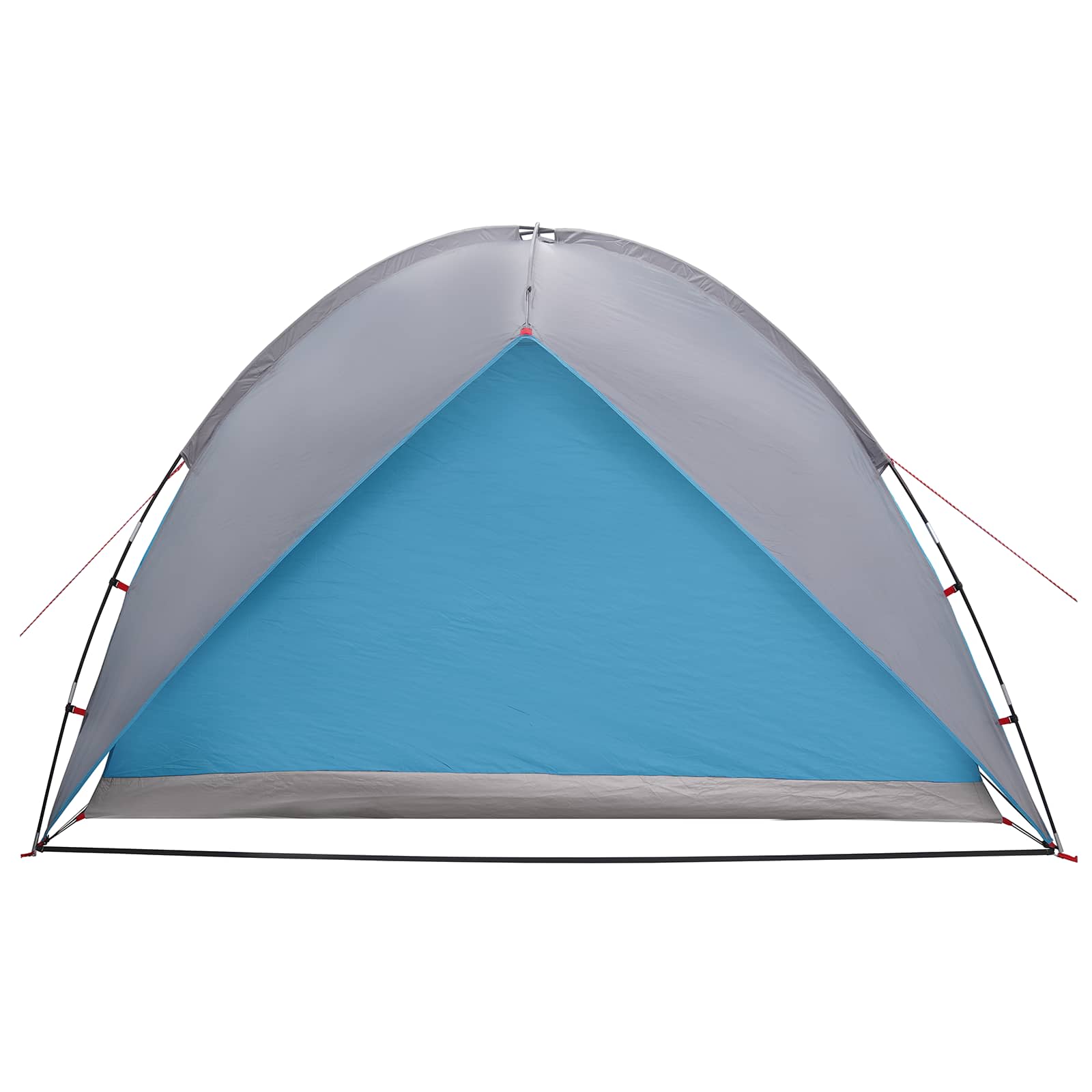 Campingzelt mit Regenhaube wasserdicht Blau 245 x 245 x 149 cm