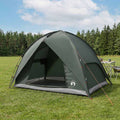 Campingzelt mit Regenhaube wasserdicht Kuppel Olivegrün