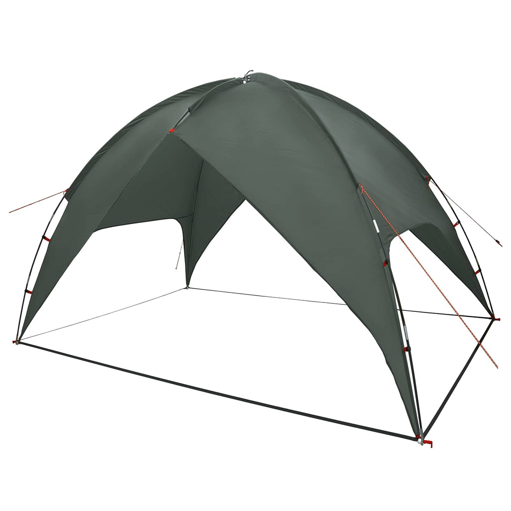 Campingzelt mit Regenhaube wasserdicht Kuppel Olivegrün