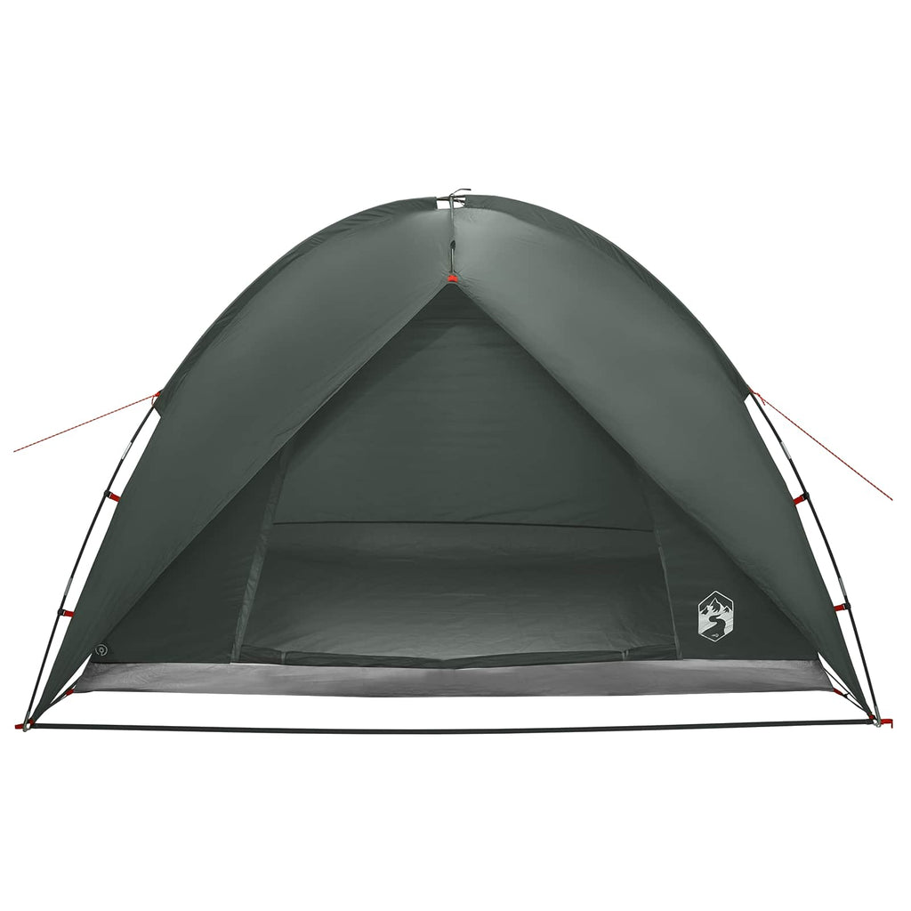 Campingzelt mit Regenhaube wasserdicht Kuppel Olivegrün