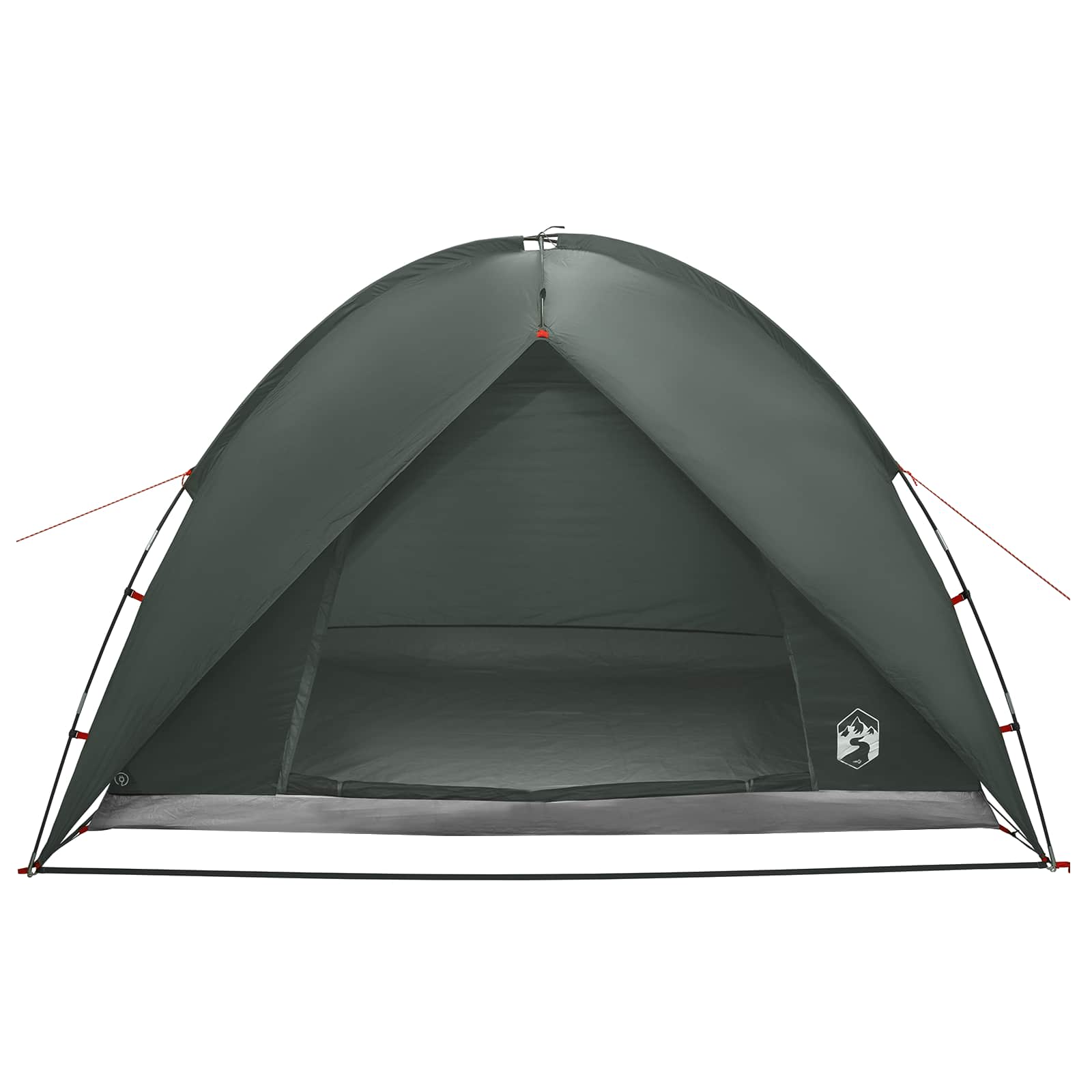 Campingzelt mit Regenhaube wasserdicht Kuppel Olivegrün