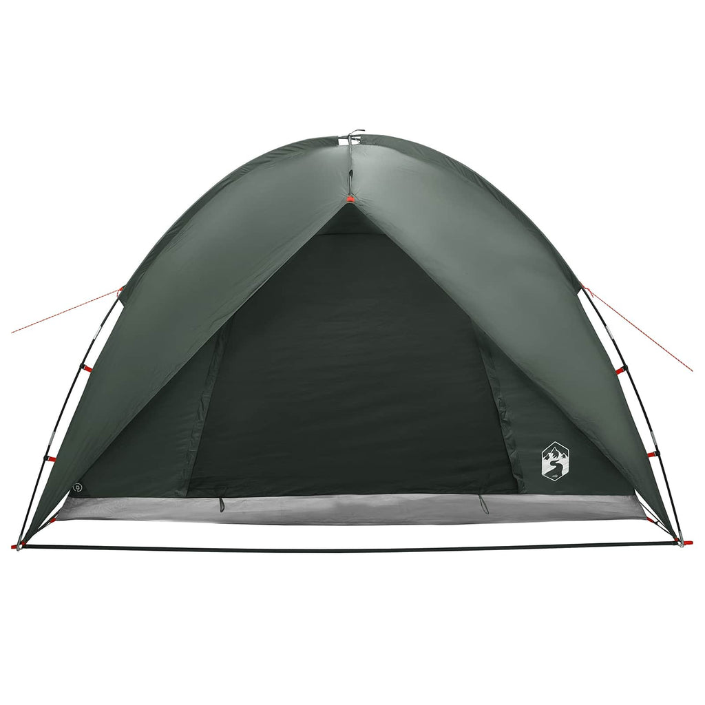 Campingzelt mit Regenhaube wasserdicht Kuppel Olivegrün