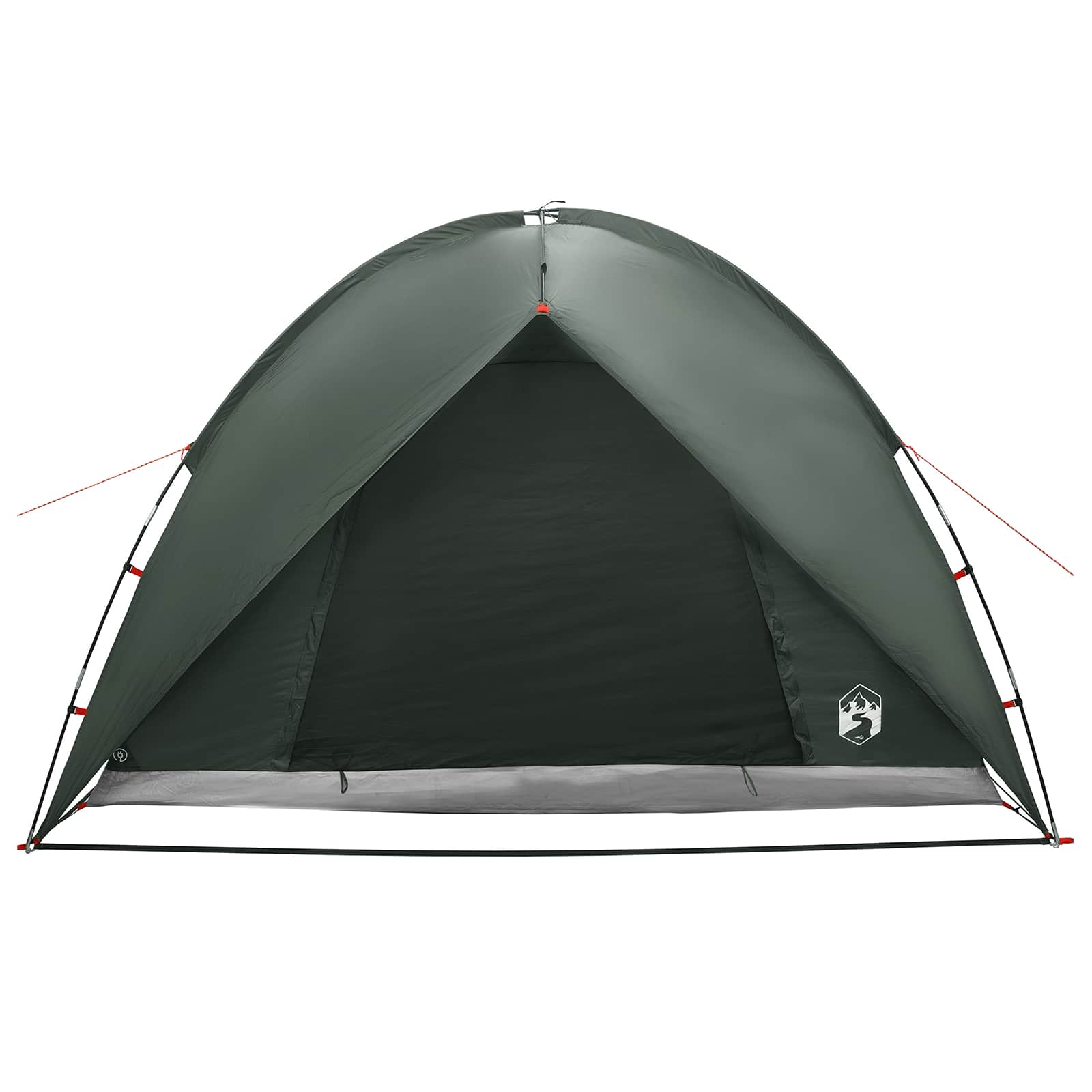 Campingzelt mit Regenhaube wasserdicht Kuppel Olivegrün